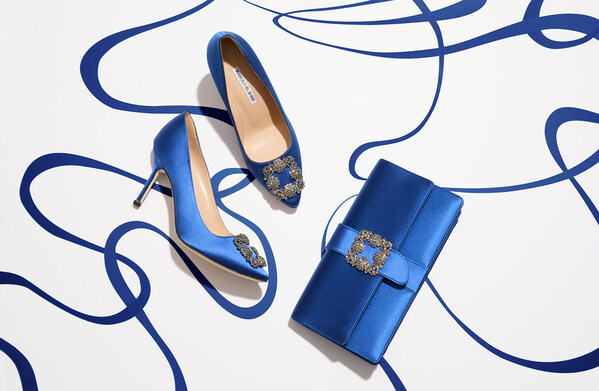 manolo blahnik “蓝色情人节”系列