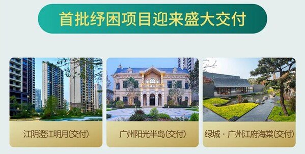 （绿城管理首批交付纾困项目）