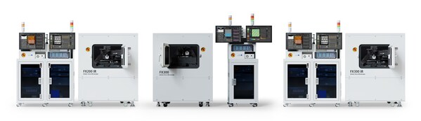 park fx大型样品afm系列：从左至右依次为fx200 ir、fx300、fx300 ir