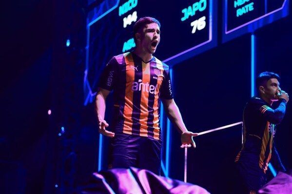 phygital athlete displaying raw passion