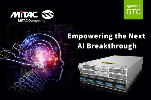 神雲科技于 gtc 2025 震撼发布由英伟达加速的先进mitac ai服务器银河注册送38元的解决方案