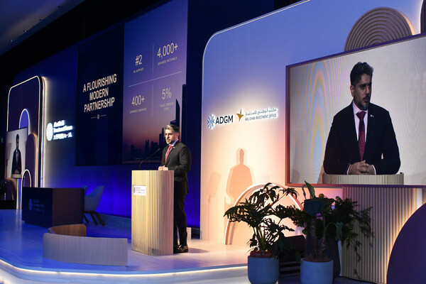 ahmed jasim al zaabi, chairman of added, at abu dhabi investment forum, tokyo, japan