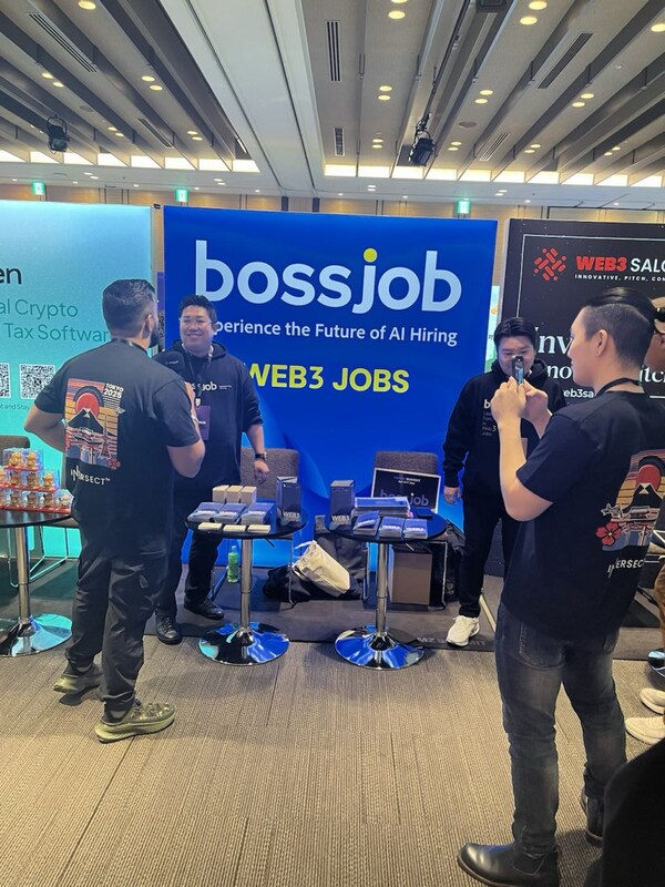 boss job 在展会现场