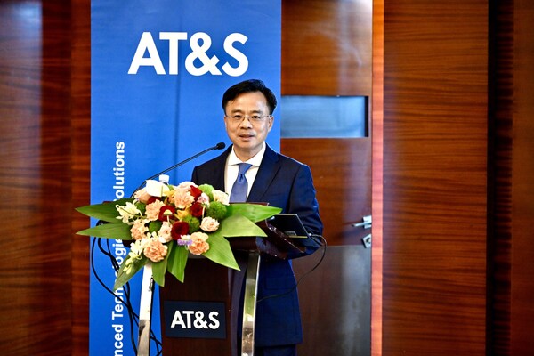 奥特斯中国区董事会主席朱津平介绍中国业务发展